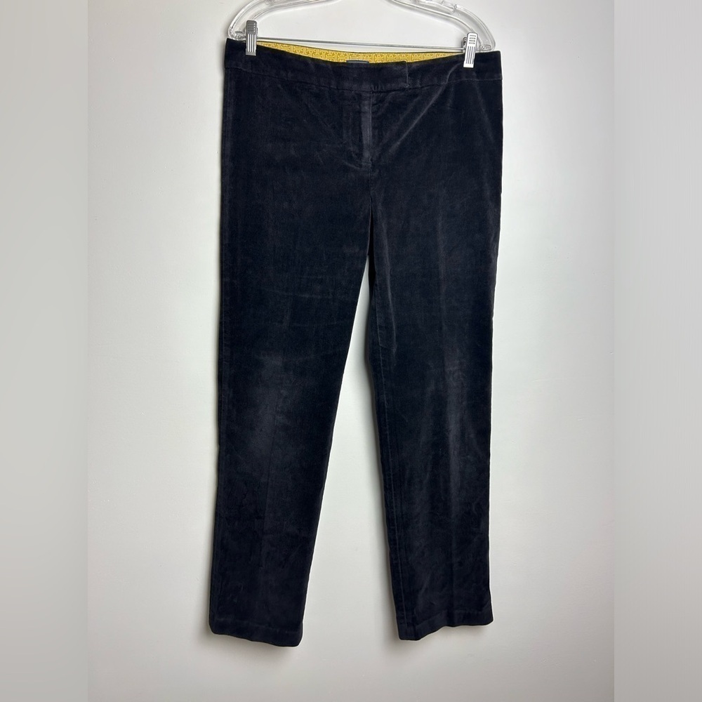 J.McLaughlin Corduroy soft Pants Straight Dark Brown Classic Old Money Pants‎ 12
